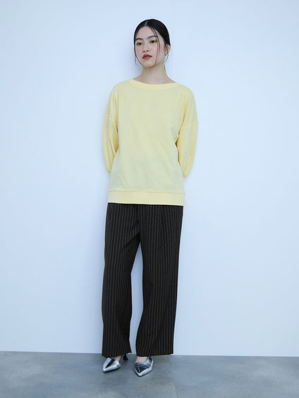 サイドポケットワイドタックパンツ