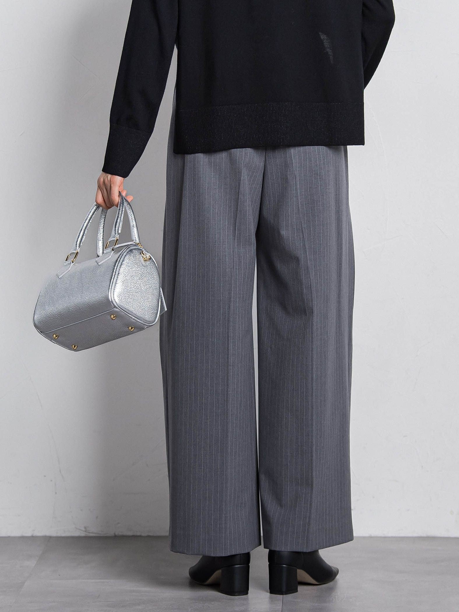 ライトウェイトストレッチワイドパンツ≪洗える≫