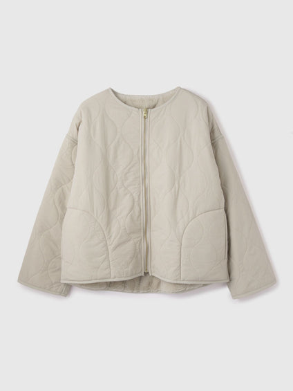 ひょうたんキルトリバーシブルZIPジャケット