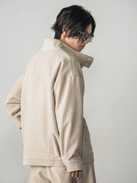 【40周年限定】ベロアデニムスタンドカラージャケット≪セットアップ対応≫