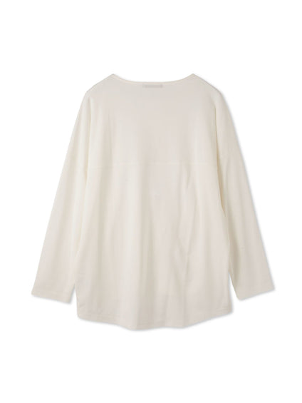 ネックレス風アクセントプルオーバー≪手洗い可能≫