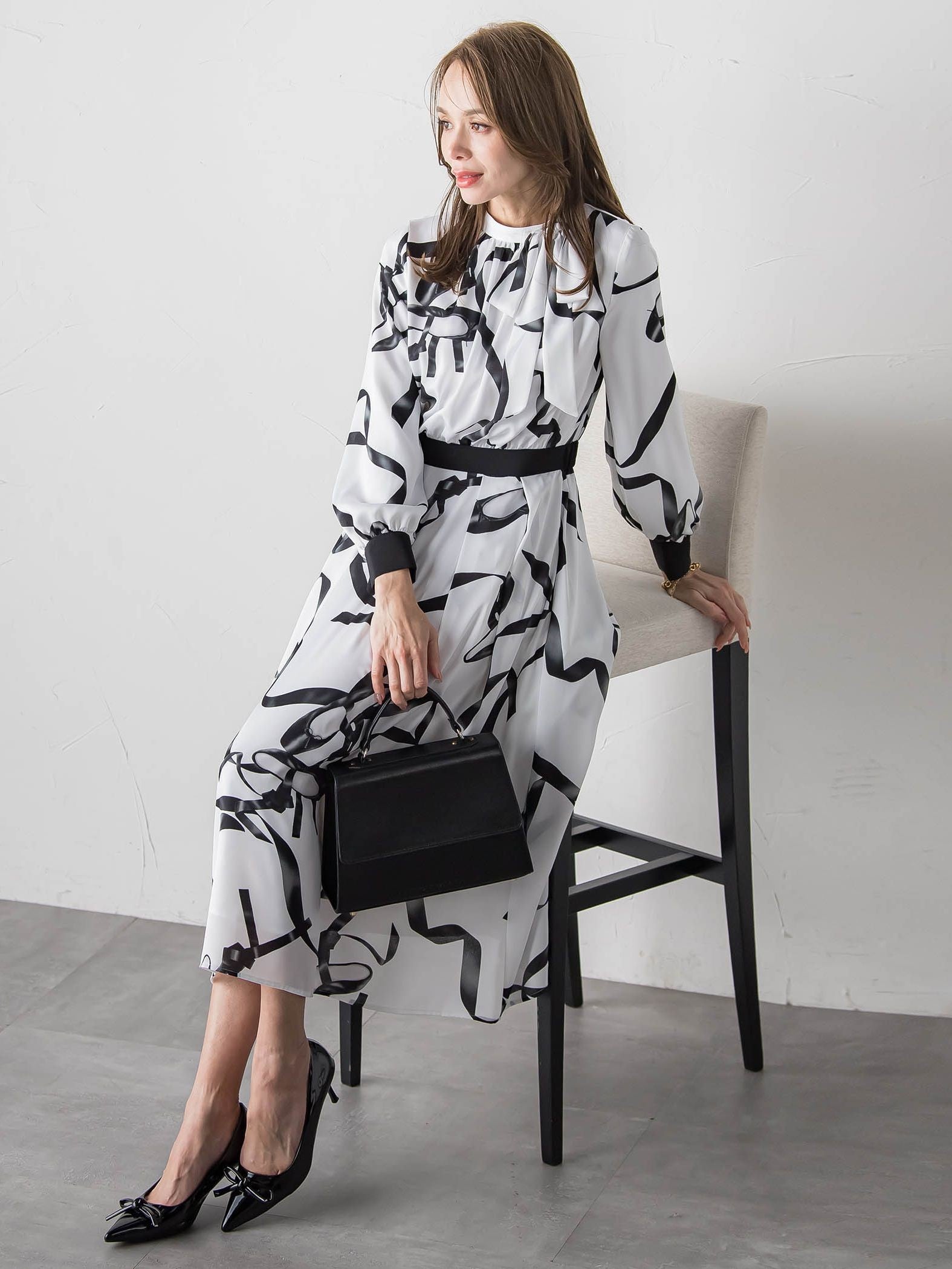 トゥシューズワンピース