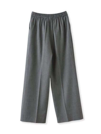 【大きいサイズ】エクセレントウォーム裏起毛ワイドパンツ