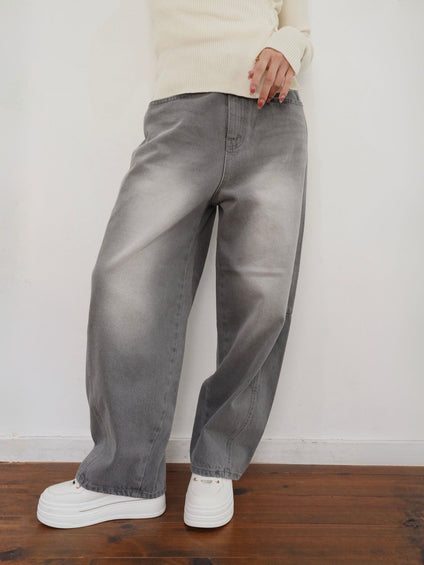 Barrel Curve Denim≪洗濯機で洗える≫