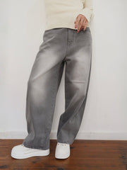 Barrel Curve Denim≪洗濯機で洗える≫