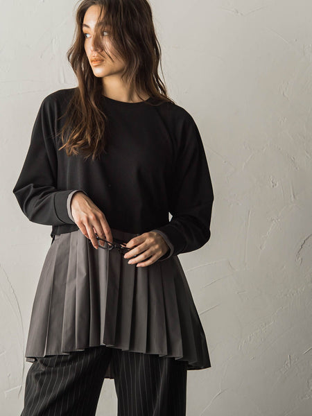 プリーツドッキングプルオーバー≪洗濯機で洗える≫