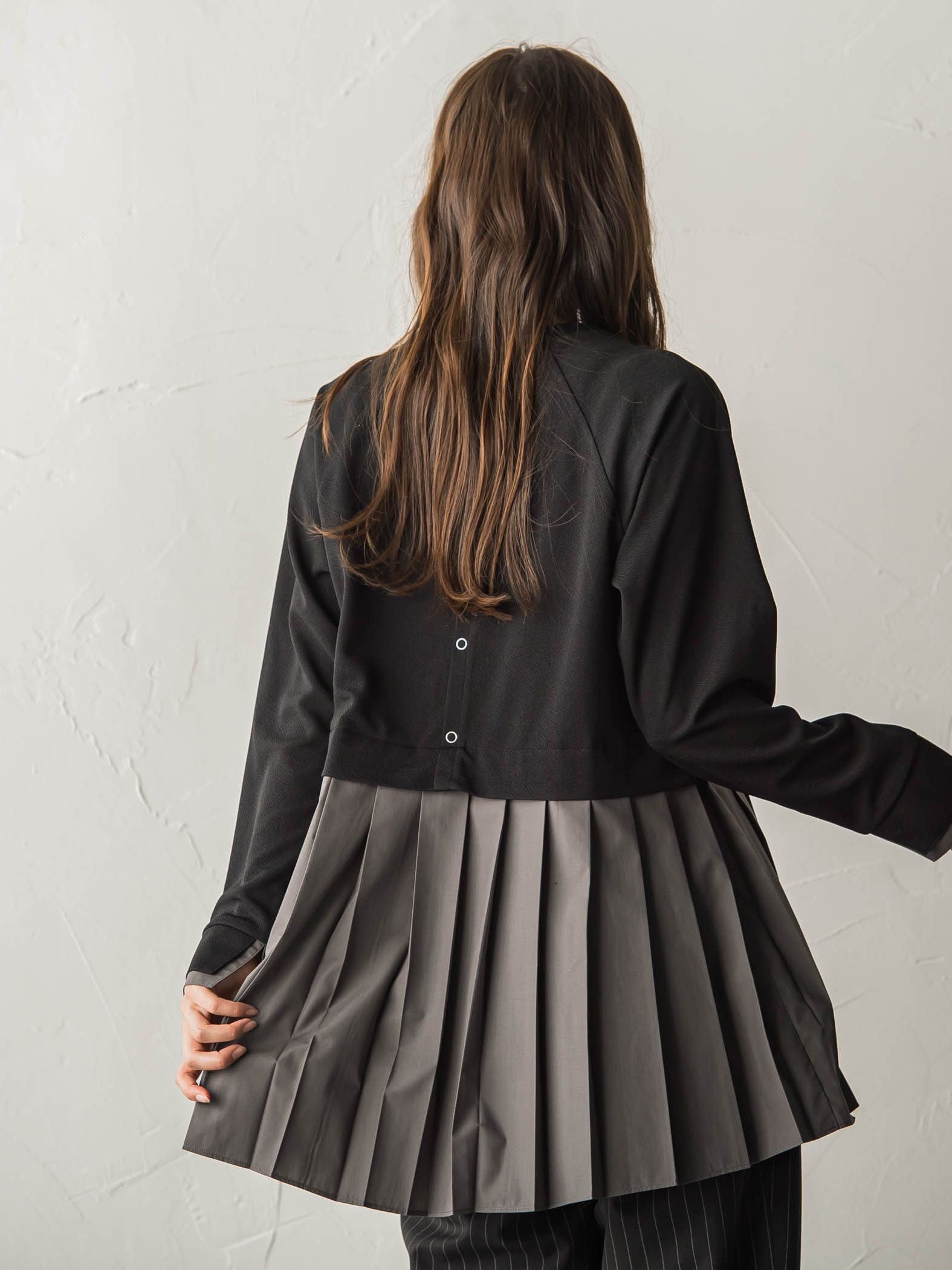 プリーツドッキングプルオーバー≪洗濯機で洗える≫