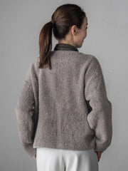 フェザーヤーンニットカーディガン