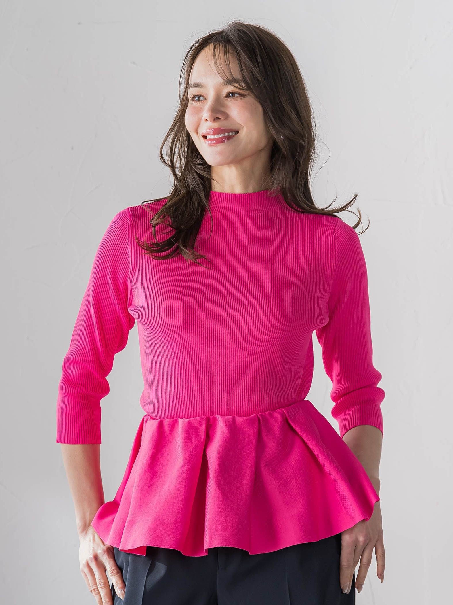 ケープ付き5wayニット