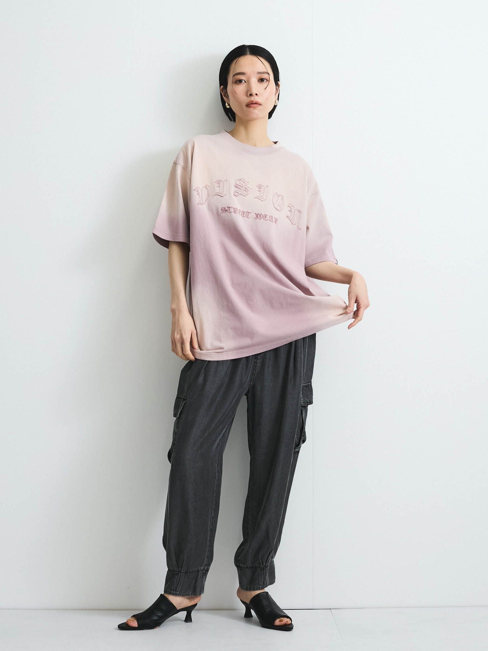 【VISION STREET WEAR】ヴィンテージワッペンTシャツ≪洗濯機で洗える≫