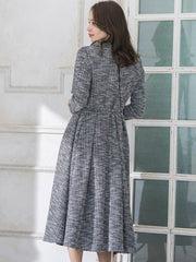 ツイードラメワンピース