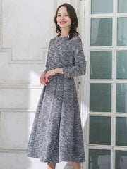 ツイードラメワンピース