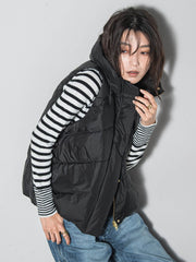 【WEB限定】スタンドカラーダウンベスト