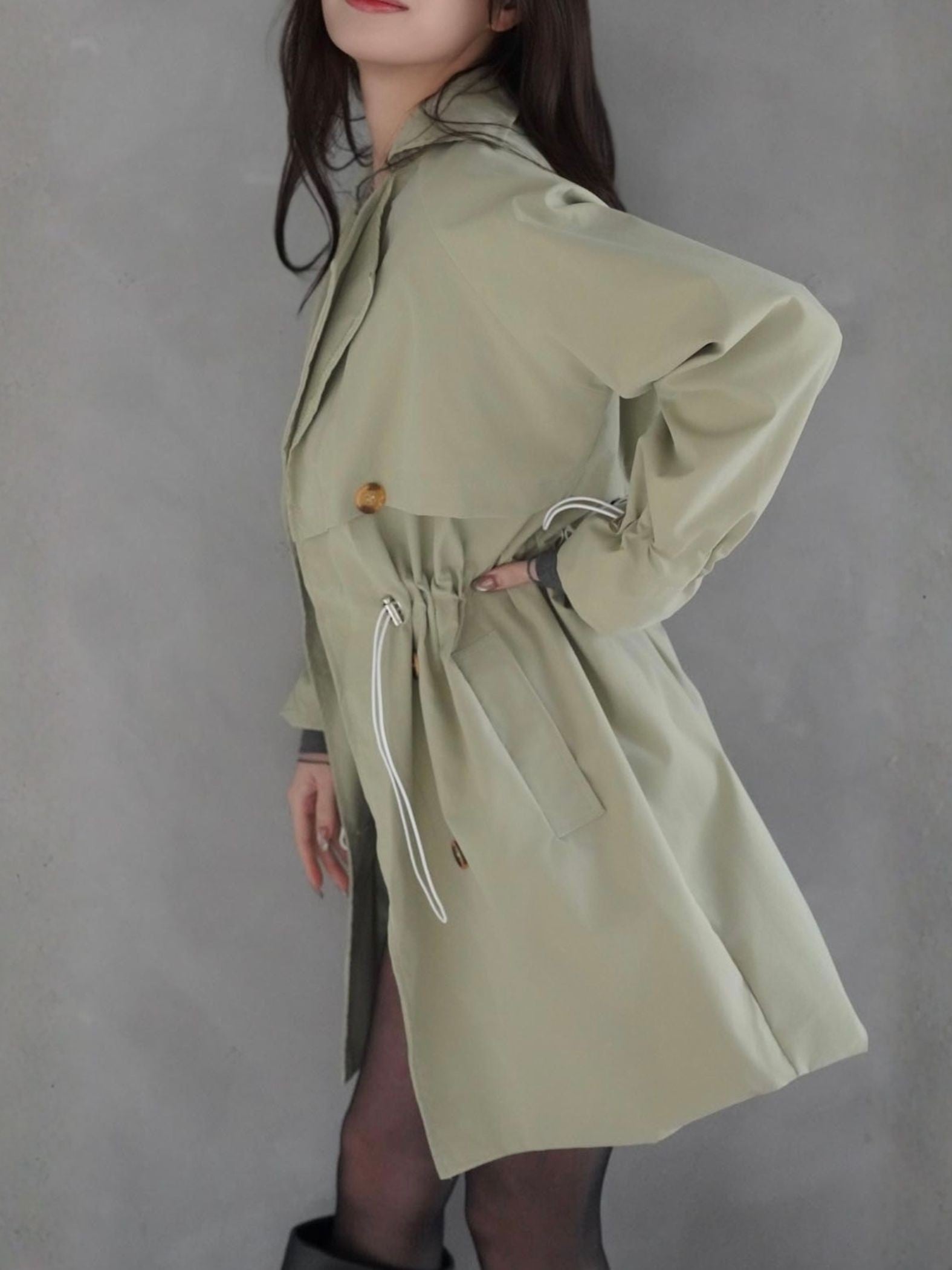 Middle Trench Coat