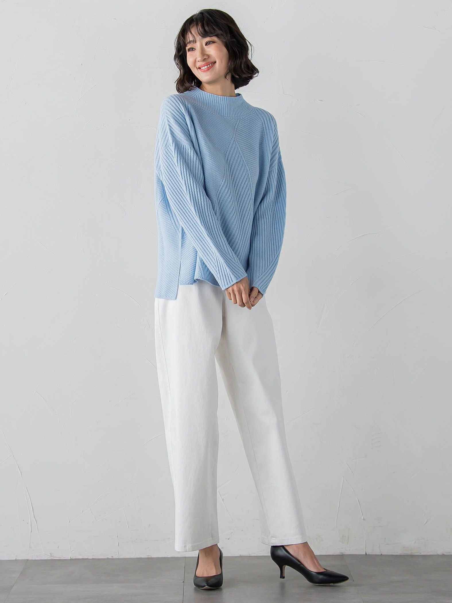 ”暖かさも洒落感も”裏起毛デニム