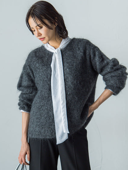【SALE／10%OFF カタログ掲載】シャギーモヘアニットプルオーバー | LAUTREAMONT ニット/セーター