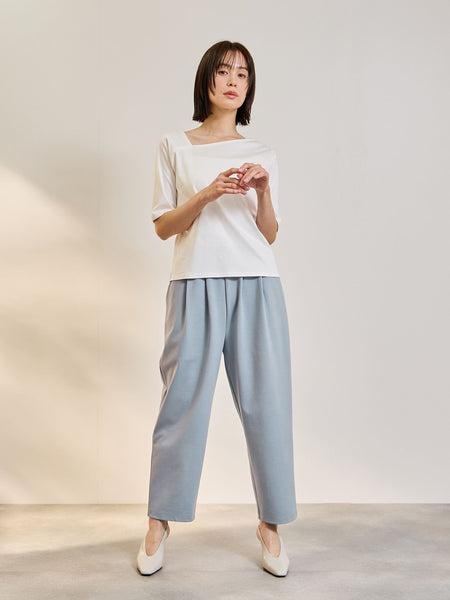 《予約》【全力で動ける】2WAYストレッチウエストゴムタックパンツ