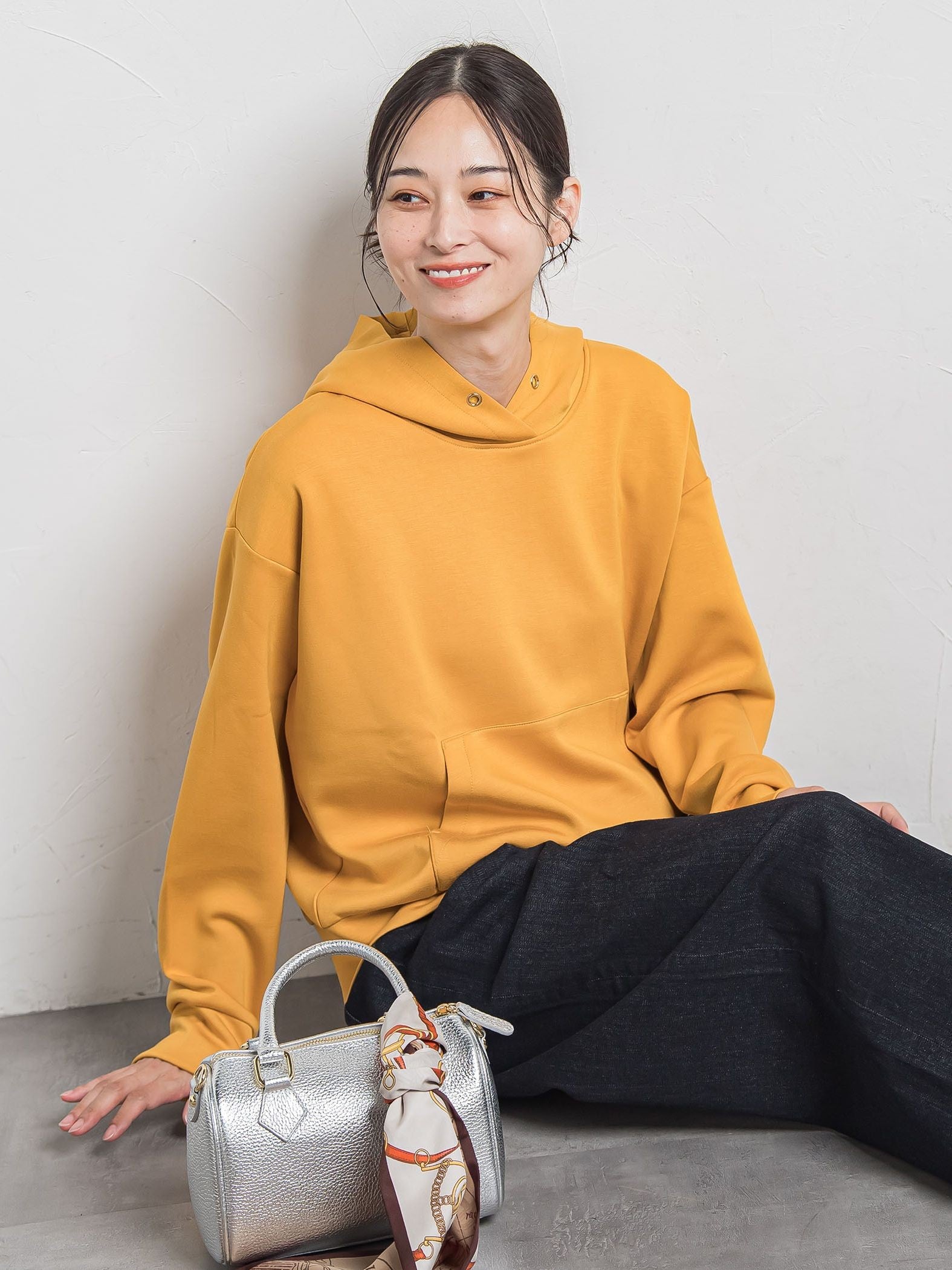 【WEB限定】ふんわリッチパーカー≪手洗い可能≫