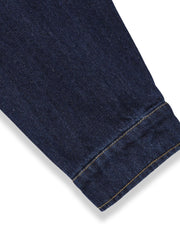 【WEB限定】デニムクロップドジャケット≪洗濯機で洗える≫