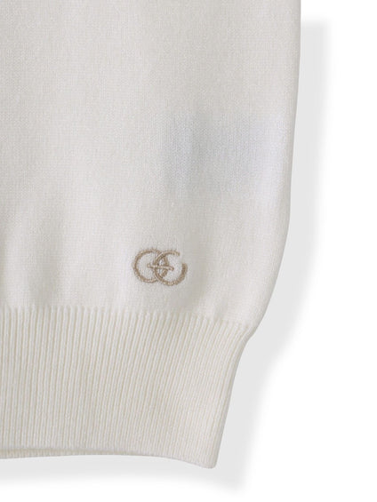 45TH限定≪QCロゴ入り≫マルチ釦ツインニット