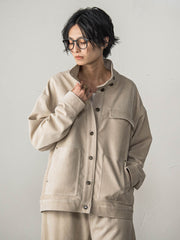 【40周年限定】ベロアデニムスタンドカラージャケット≪セットアップ対応≫