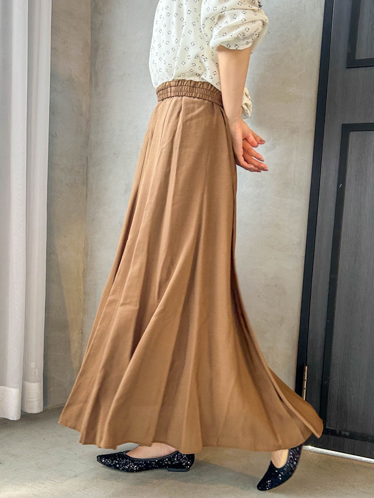 【WEB限定】カルゼフレアスカート