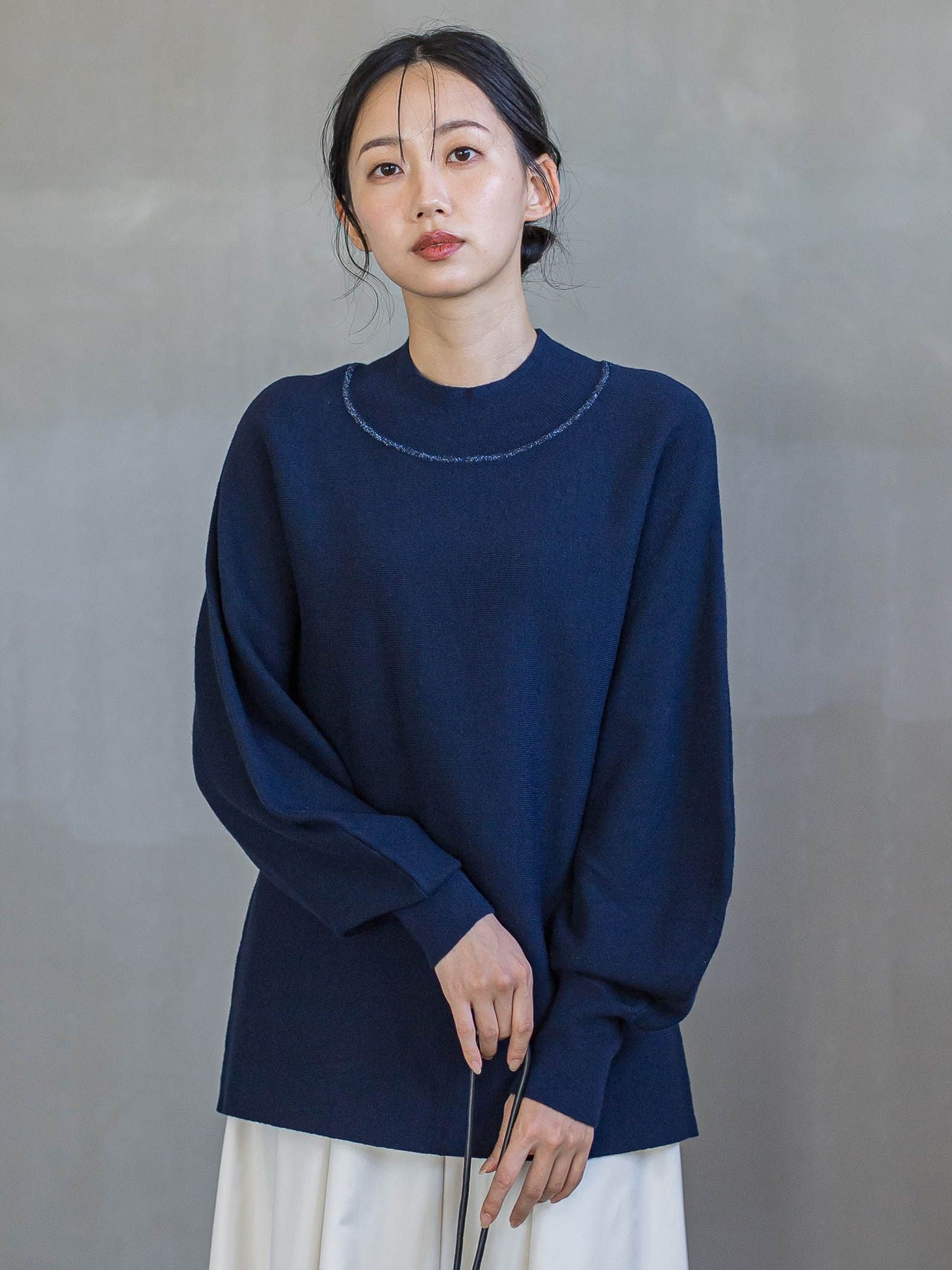 ウォッシャブルバナナスリーブニット≪手洗い可能≫