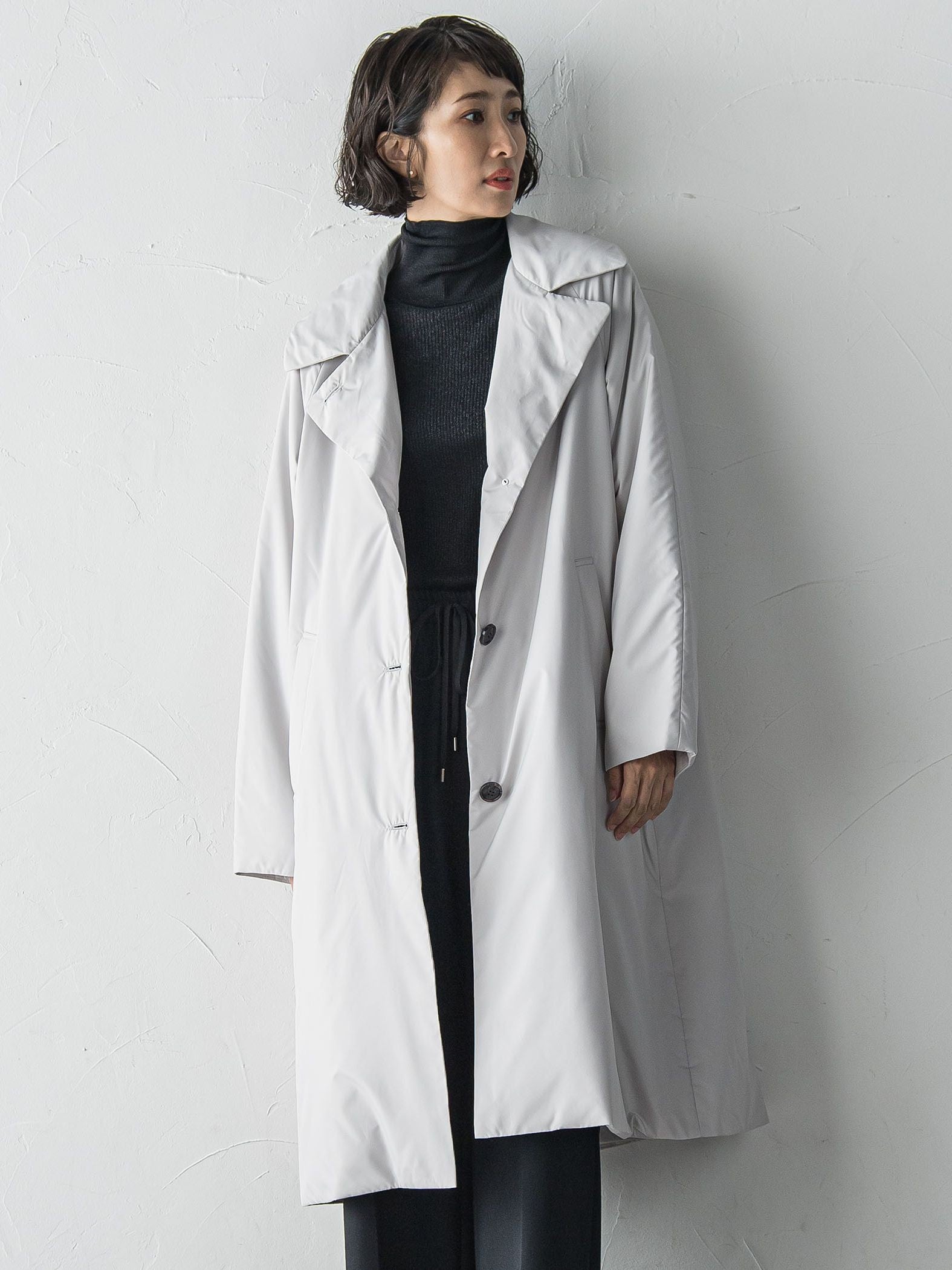 <保温・蓄熱>空気をまとう”軽暖”コート