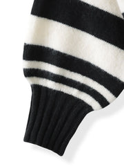 【WEB限定】”ふんわり着心地”ランダムボーダーニット