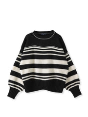 【WEB限定】”ふんわり着心地”ランダムボーダーニット