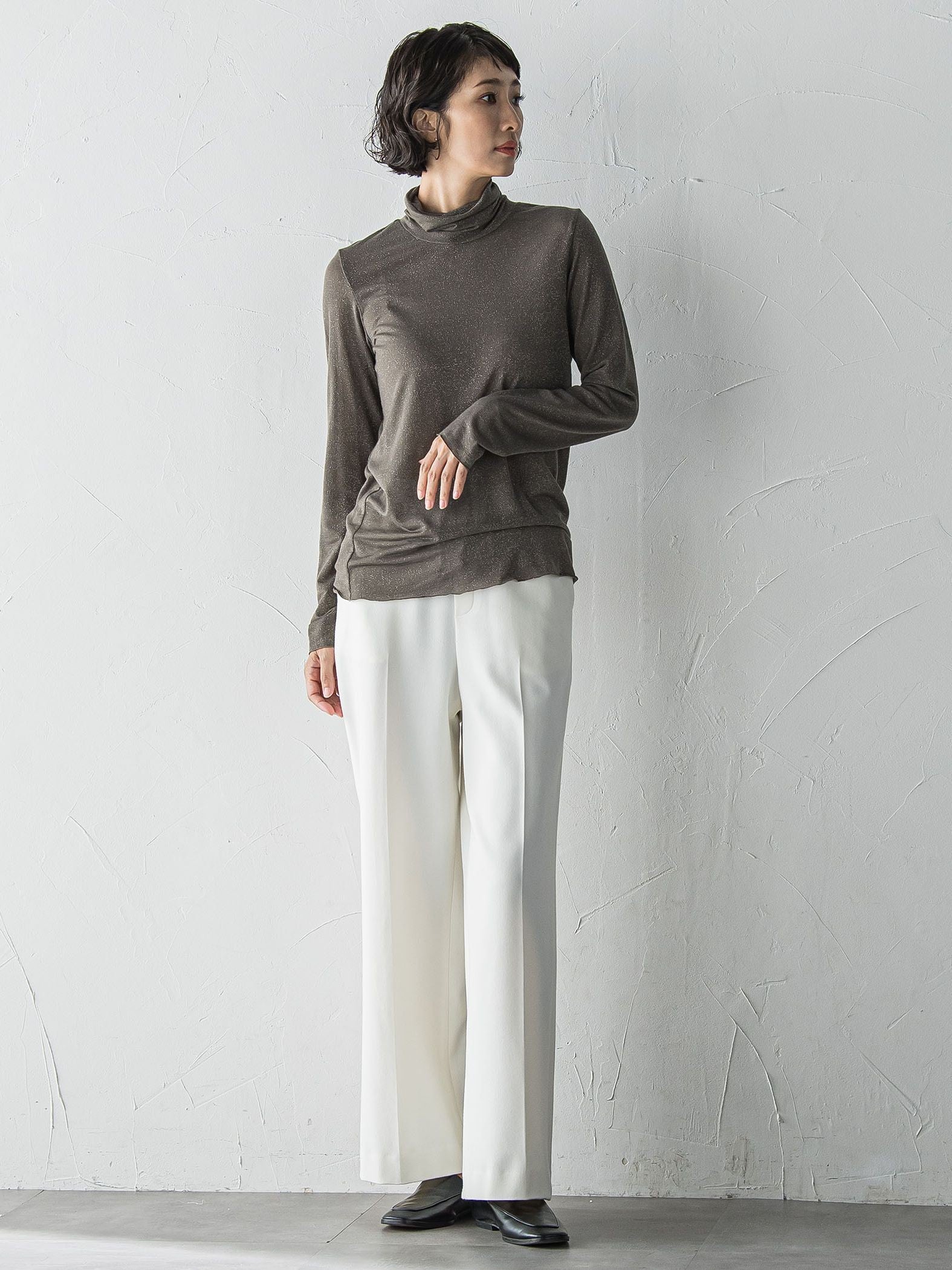 【biyori】ピクシエスタワイドパンツ≪洗濯機で洗える≫