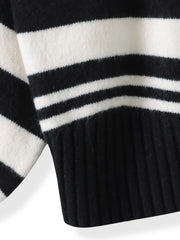 【WEB限定】”ふんわり着心地”ランダムボーダーニット