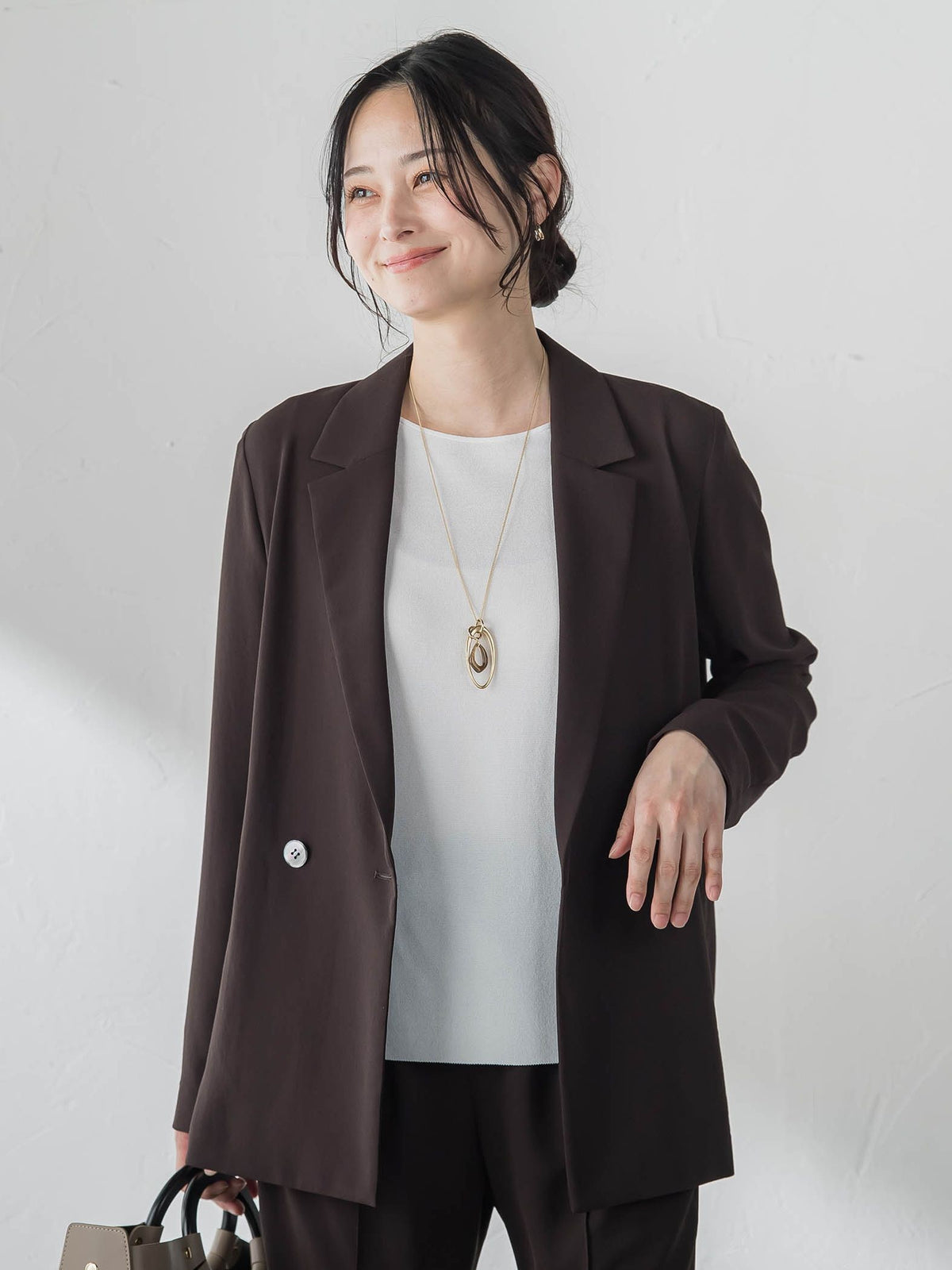 ≪シリーズ累計3万枚突破！≫【ラクする美人服】テーラードジャケット≪13号あり≫