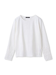 袖レースインナーカットソー