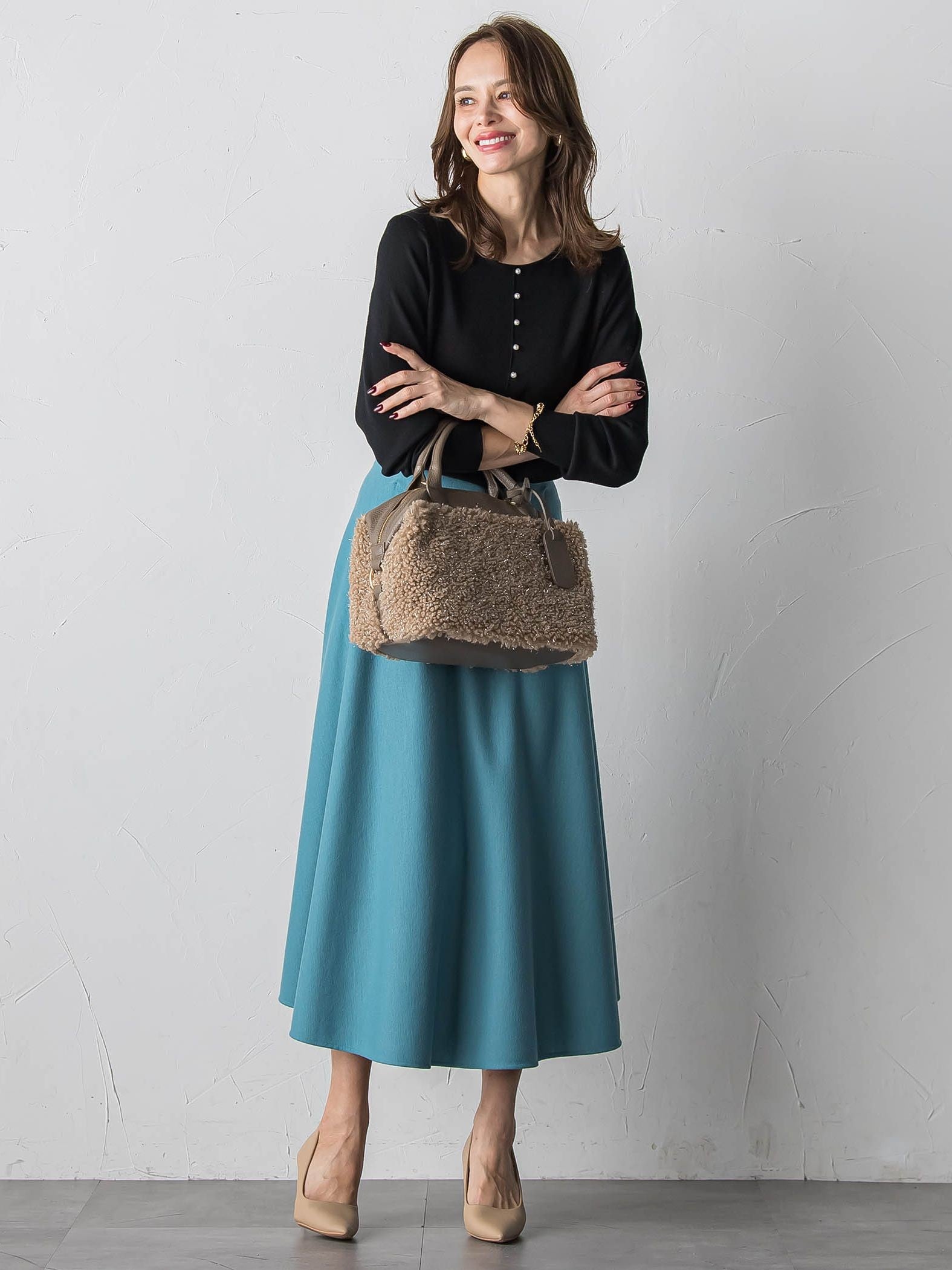 BRISBANE前後2WAYニット≪手洗い可能≫