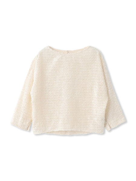 カットジャガードブラウス