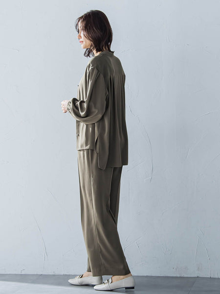 【WEB限定】【11号あり】接触冷感リラックスパンツ≪セットアップ対応/洗える≫