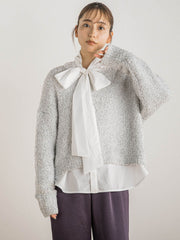 ラメミックスプルオーバー≪手洗い可能≫