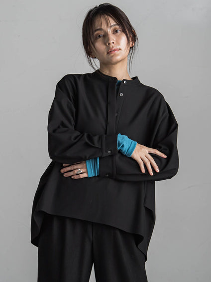 【新色追加】サーモサキソニーバックタックスキッパーブラウス≪洗濯機で洗える≫