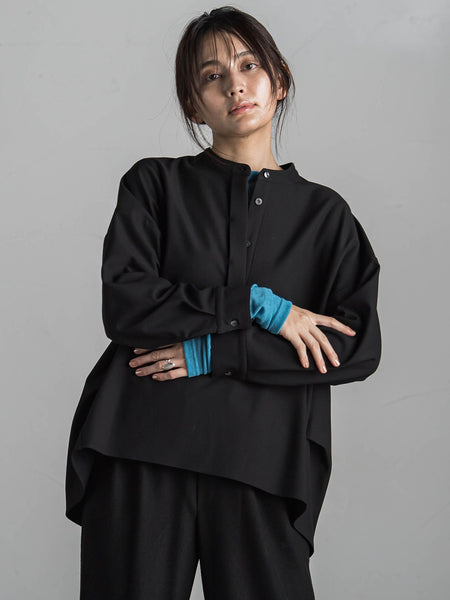 【新色追加】サーモサキソニーバックタックスキッパーブラウス≪洗濯機で洗える≫