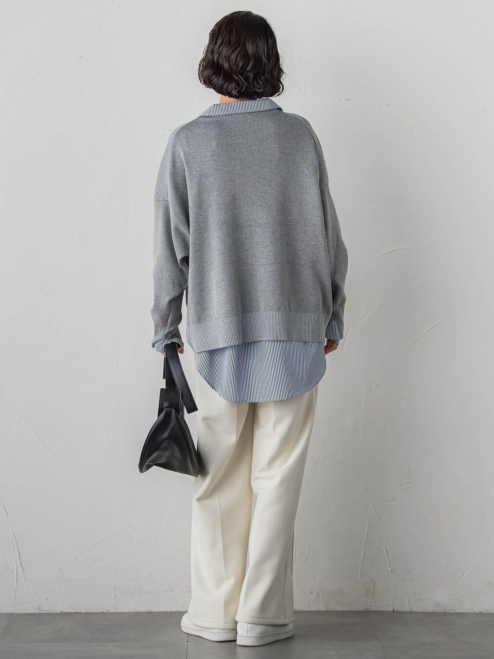 【WEB限定】”3コーデが叶う2点セット”ニット×シャツ