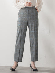 【大きいサイズ】ピクシエスタストレートパンツ≪洗濯機で洗える≫