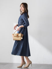 オーロララメデニムワンピース