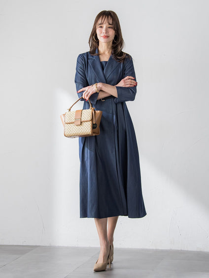 オーロララメデニムワンピース