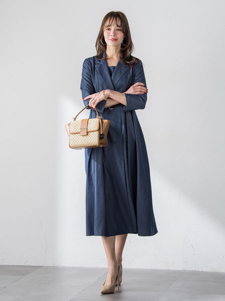 オーロララメデニムワンピース