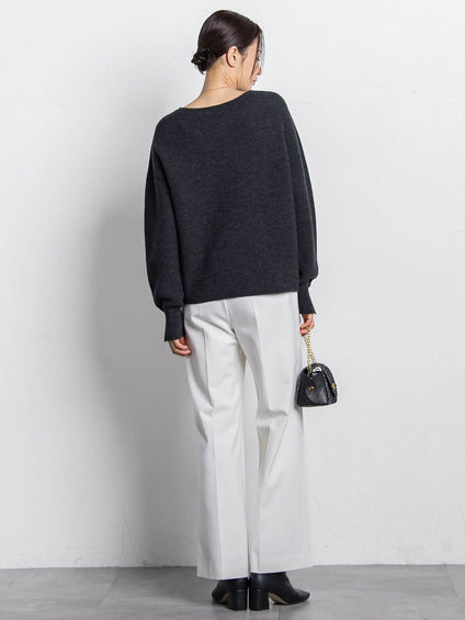 ホールガーメントガーターニット≪洗える≫