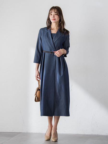 オーロララメデニムワンピース