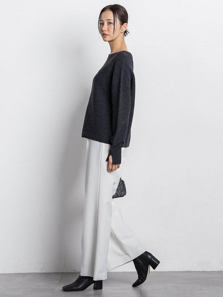 ホールガーメントガーターニット≪洗える≫