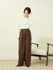 ヘンリーネックレイヤードTシャツ