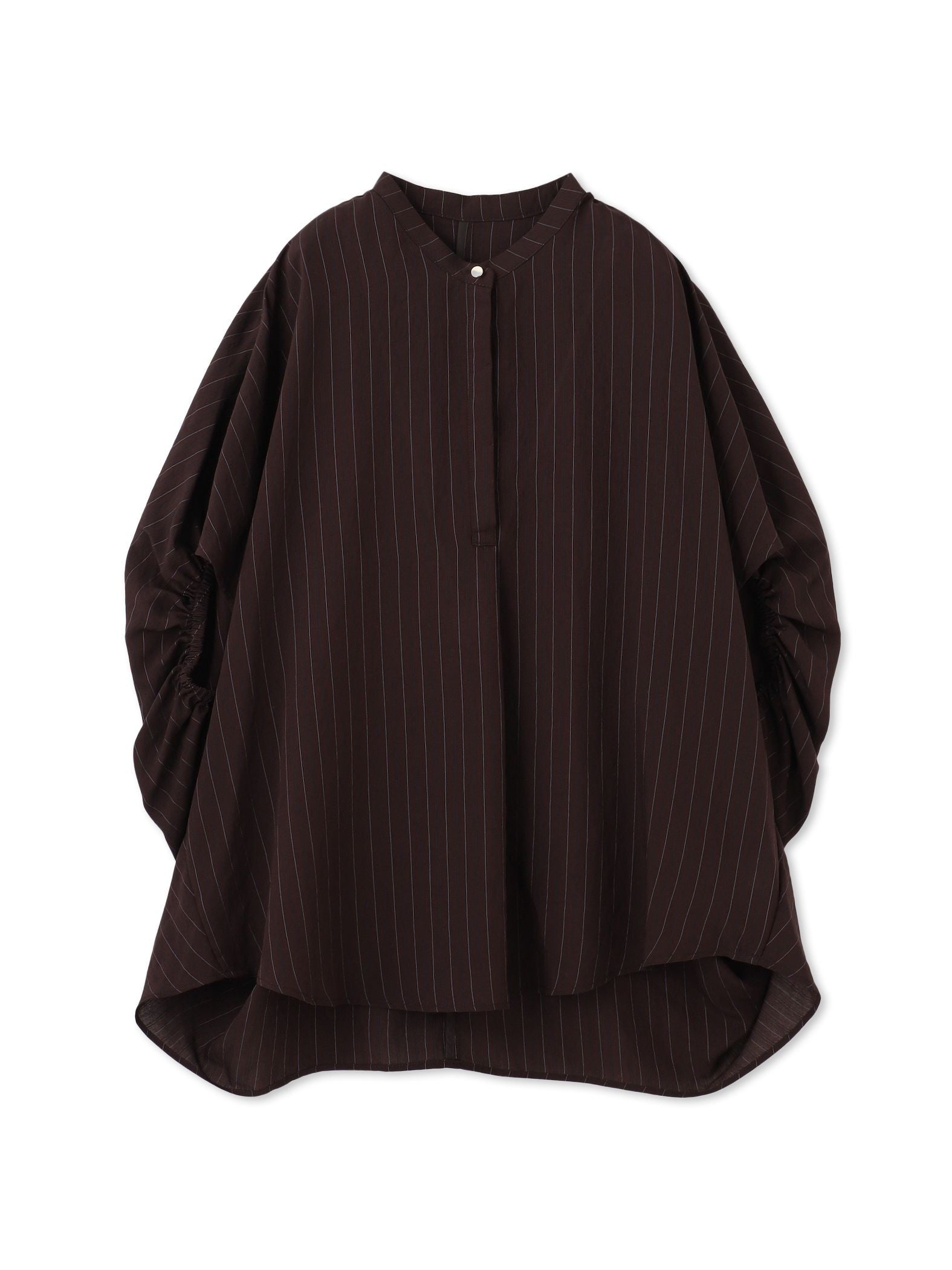 【WEB限定】キュプラTRストライプブラウス